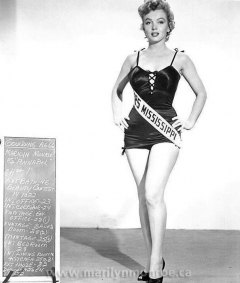 influences: Marilyn Monroe in a swimsuit