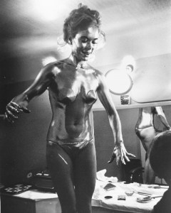 Shirley Eaton Goldfinger makeup