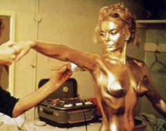Shirley Eaton Goldfinger makeup