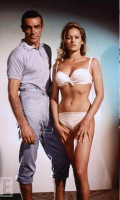 influences: Sean Connery and Ursula Andress