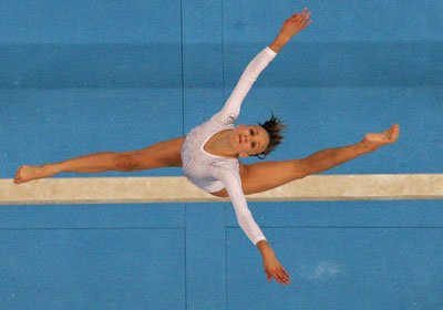 Nastia on Beam