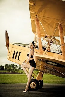 Unkown retro model by plane