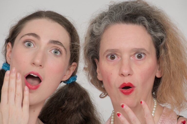 Chiara and Estella Rose woollens shoot